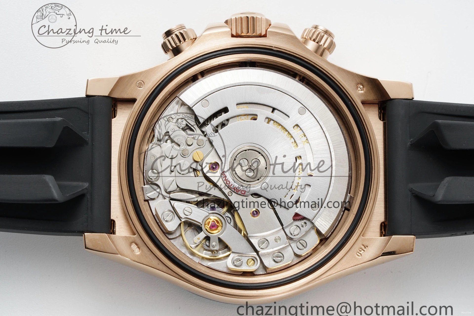 MiroTime 0105 Elegant Daytona 116515 BTF 1:1 Best Edition RG Dial on Oysterflex Rubber Strap SA4130 V 2264